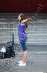 Whole Body Woman T poses White Casual Average Street photo references